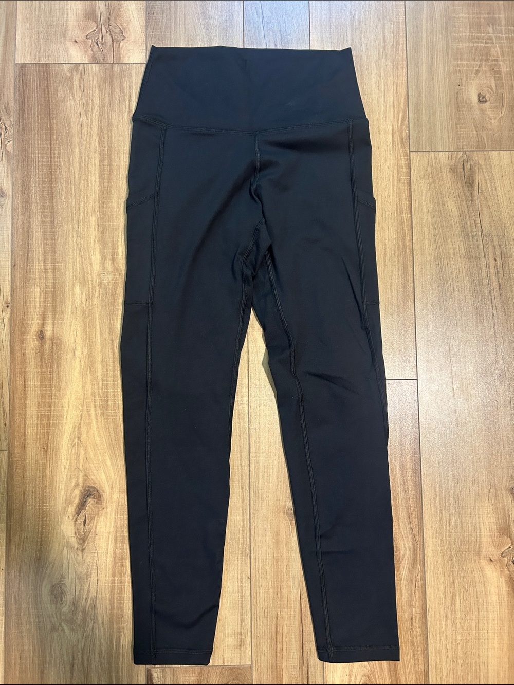 aerie Black High-Waist Leggings with Side Pockets